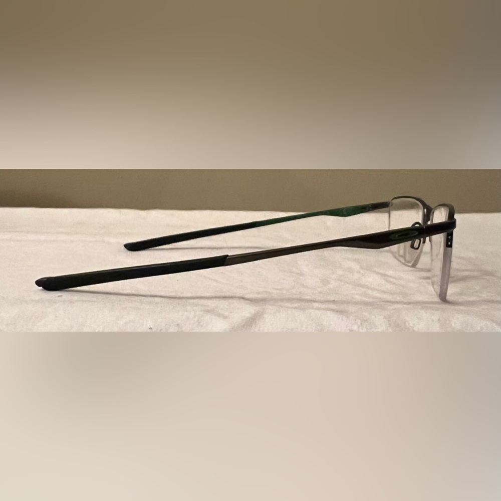 Oakley OX3218-0252 Satin Pewter 136 Eyeglasses, Socket 5.5, NWOT - Picture 4 of 8